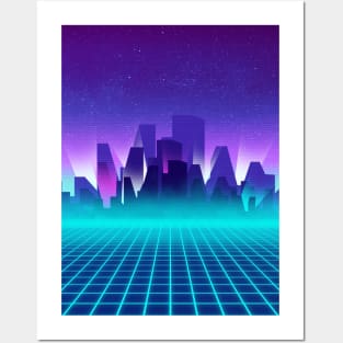 Outrun Neon Posters and Art